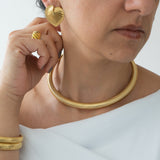 Gold Oversized Snake Collar
