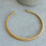 Gold Oversized Snake Collar