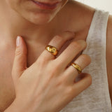 Gold Dome Ring