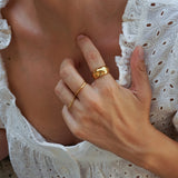 Gold Dome Ring
