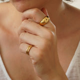 Gold Dome Ring