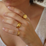 Gold Dome Ring