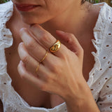 Gold Dome Ring