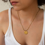 Gold Zodiac Sign Pendant Necklace