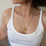 Gold Zodiac Sign Pendant Necklace