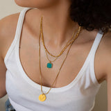 Gold Zodiac Sign Pendant Necklace