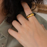 Gold Dome Statement Ring