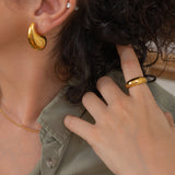 Gold Dome Statement Ring
