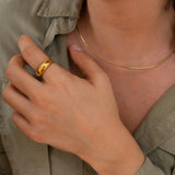 Gold Dome Statement Ring