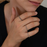 Twisted Rope Ring - Stainless Steel Braided Boho Modern Design