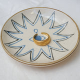 Gold Lines Croissant Ring