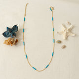 Gold Colourful Chain Necklace