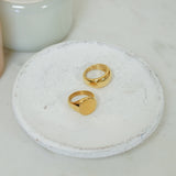 Gold Classic Round Signet Ring