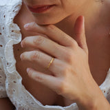 Thin Bamboo Stainless Steel Ring