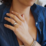 Large Silver Dome Ring