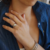 Large Silver Dome Ring