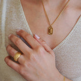 Croissant Chunky Gold Ring