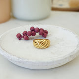 Croissant Chunky Gold Ring