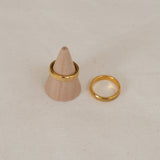 Gold Satin Ring