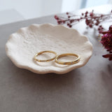 Thin Cubic Zirconia Band 18K Gold-Plated Stainless Steel Ring