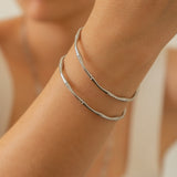 Silver Bamboo Cuff