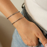 Silver Bamboo Cuff