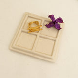 Gold Geometric Lines Ring