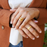 Gold Soft Curve Ring