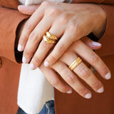 Gold Soft Curve Ring
