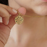 Gold Medusa Necklace