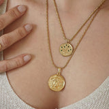Gold Medusa Necklace