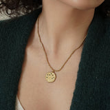 Gold Medusa Necklace