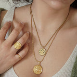 Gold Medusa Necklace