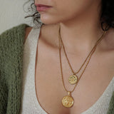 Gold Medusa Necklace