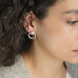 Large Silver Hoop Earrings