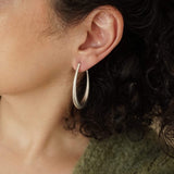 Silver Bold Hoop Earrings