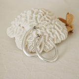 Silver Bold Hoop Earrings