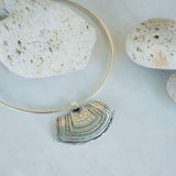 Silver Berber Tuareg Statement Collar Torque Necklace