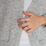 Silver Soft Open Corners Ring