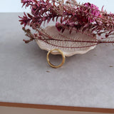 Gold Stainless Steel Polygon Ring