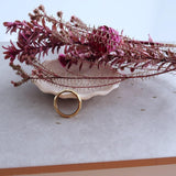 Gold Stainless Steel Polygon Ring