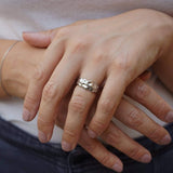 Silver Hammered Ring