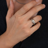 Silver Hammered Ring