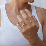 Silver Hammered Ring