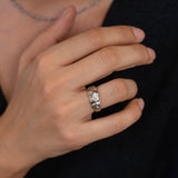 Silver Hammered Ring