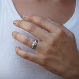 Silver Hammered Ring