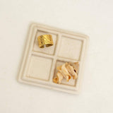 Gold Bubbles Textured Ring