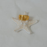 Engraved Gold Evil Eye Protection Ring