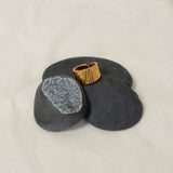 Gold Zebra Animal Print Pattern Ring