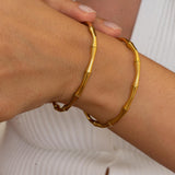 Gold Bamboo Cuff